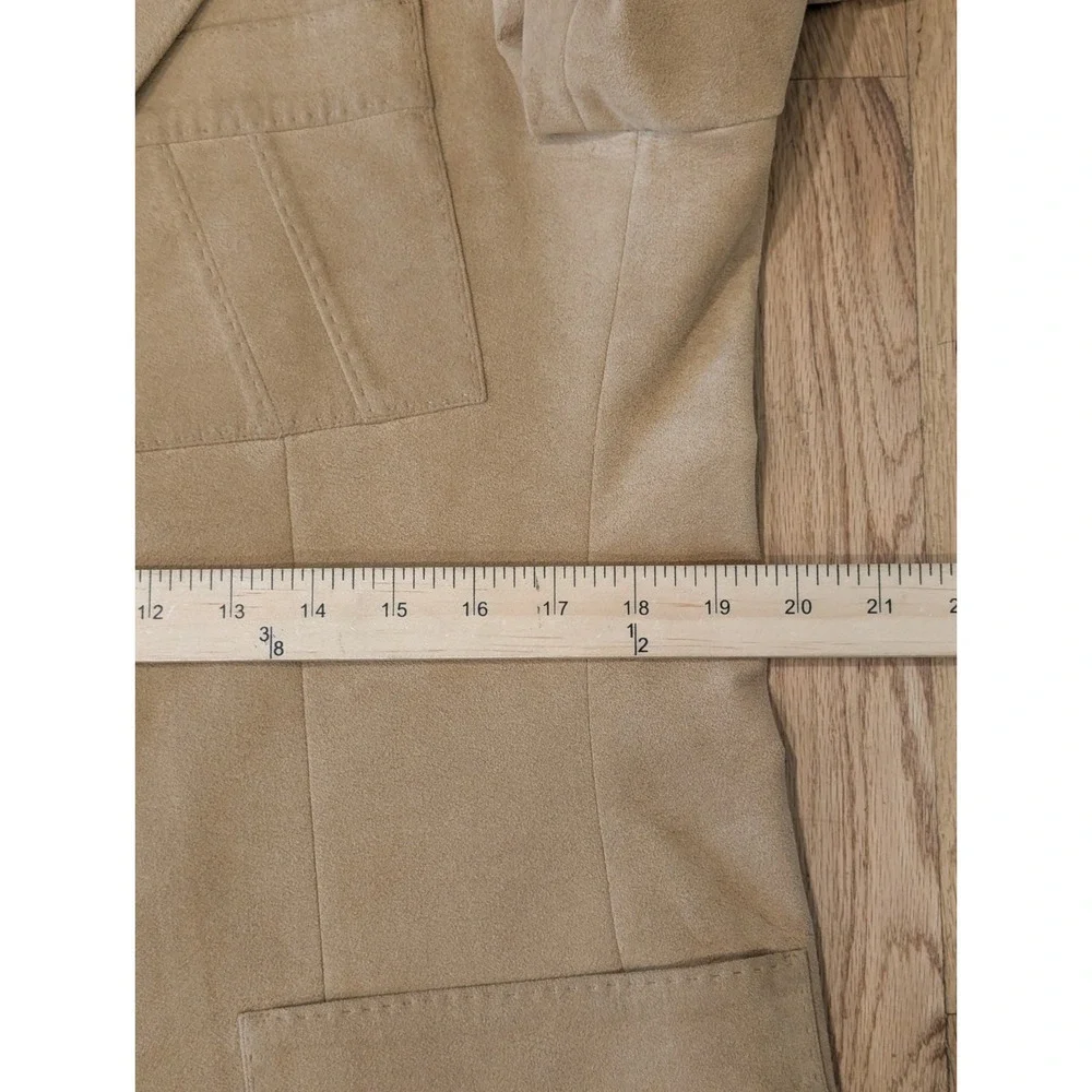 Vtg 70s LeBaron UltraSuede Sport Coat Blazer 40 ACWA Union Made Golden Beau